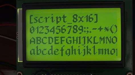 Rre Font Library For Arduino Displays Youtube