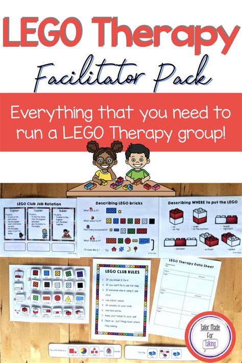 The Lego Therapy Facillator Pack Includes Everything You Need To Run A