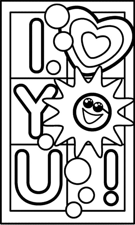 I'm sorry, we can be friends only. I Love You Coloring Pages - GetColoringPages.com