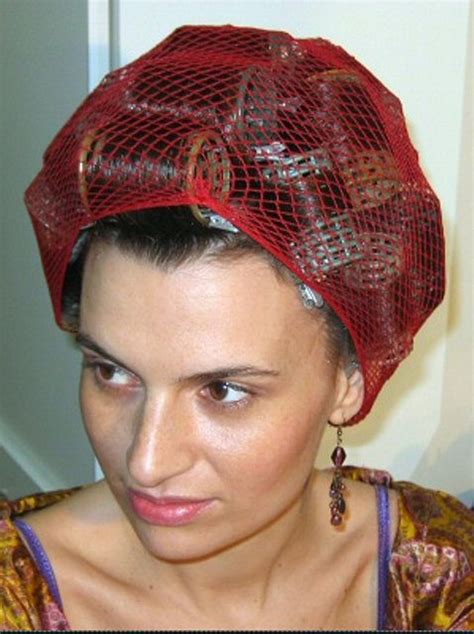 Haarnetz By Chez Birgit Via Flickr Hair Rollers Hair Curlers Hair