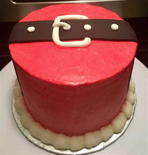 santa a belt inside cake cake inside cake cake design