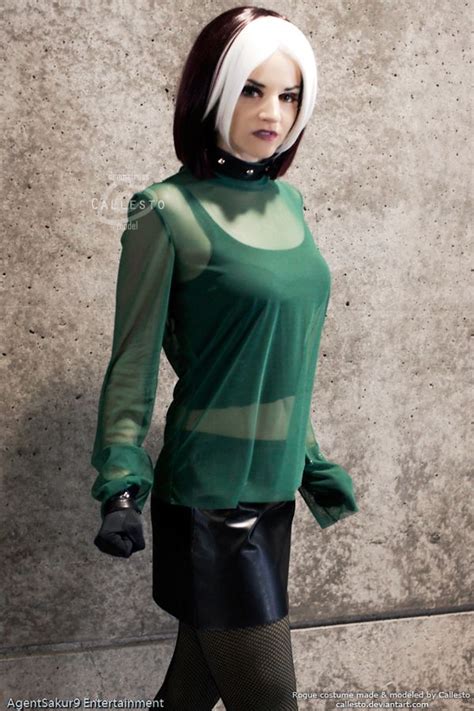 Rogue From X Men Evolution By Callesto On Deviantart Rogue Cosplay