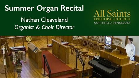 Summer Organ Recital July 15 2020 Youtube
