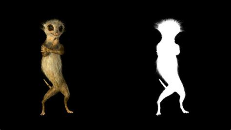 Dancing Meerkat Animation Looping Dance Stock Footage Video 100
