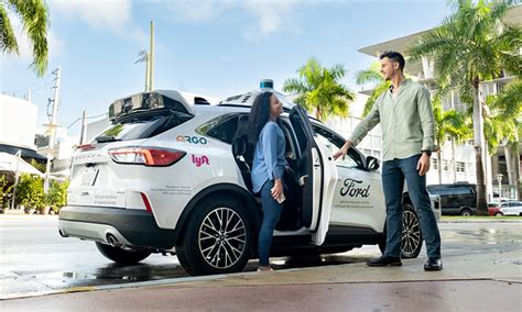 Lyft And Partners Launch Autonomous Ride Share Service In Miami