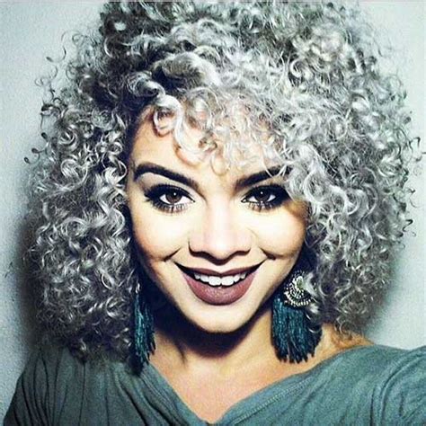 20 New Gray Curly Hair Hairstyles And Haircuts 2016 2017