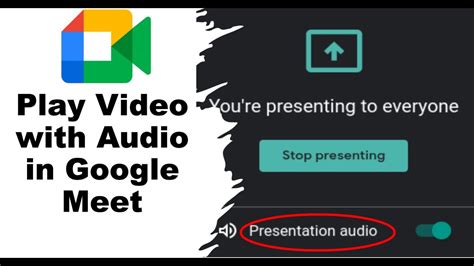 How To Play Video Along With Audio In Google Meet Youtube