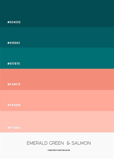 Green Teal And Salmon Colour Scheme Salmon Pink Hex Color Color