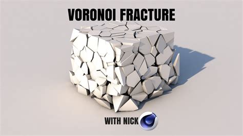 Lets Learn Cinema 4d R19 Voronoi Fracture Youtube