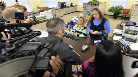 kentucky clerk who refuses to issue marriage licenses makes religious statement charlotte observer