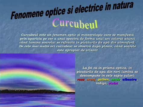 Ppt Fenomene Optice Si Electrice In Natura Powerpoint Presentation