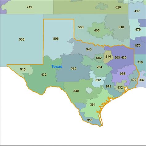 Printable Zip Code Map Of Texas Printable Maps Online