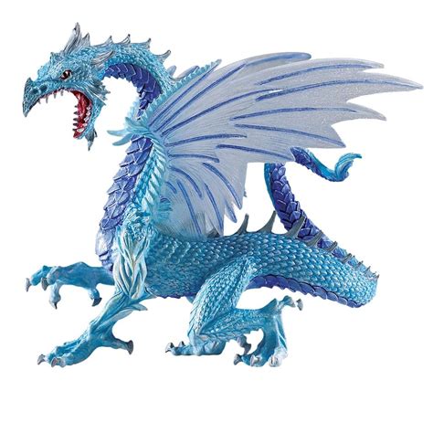 Safari Ltd Ice Dragon Dragon Figurines Ice Dragon Dragon Toys