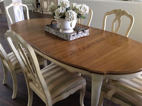 Ethan Allen Country French Dining Table And Chairs Edenreichstein