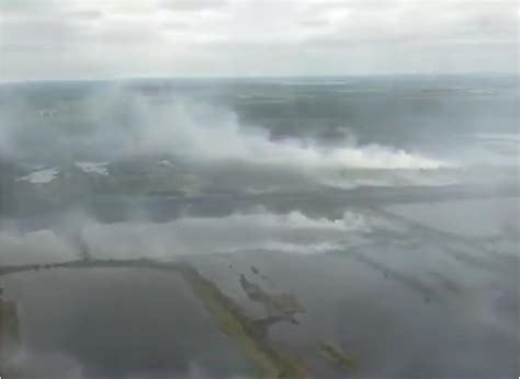 Drone Footage Shows Extent Of Doncaster Moor Fire As Fight Moves Into Fourth Day Doncaster