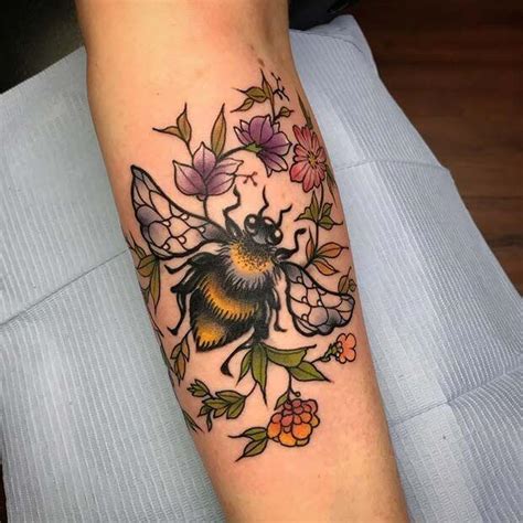 Best Bumble And Honey Bee Tattoo Ideas And Styles Stylo Tips