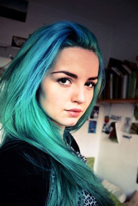 17 Best Images About Teal And Turquoise Hair On Pinterest