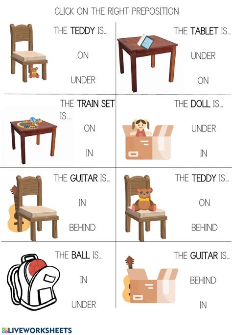Prepositions Of Place Interactive And Downloadable Worksheet You Can Do The Exerci