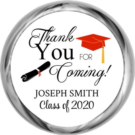 Choose from hundreds of design templates, add photos and your own message. Thank You Graduation Sticker - Personalized Thanks ...