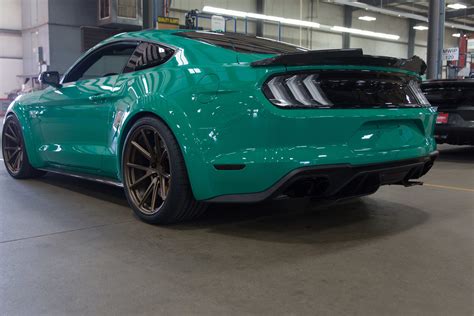 Captivating Green Mustang Boasting Carbon Fiber — Gallery