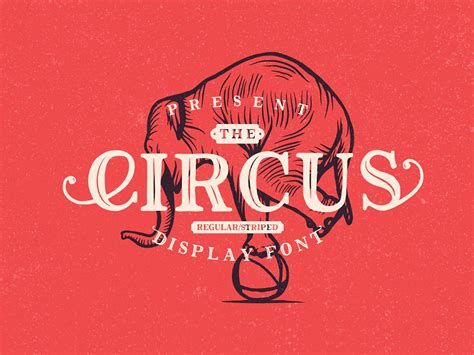 Freebie The Circus Display Font By Pixelbuddha On Dribbble