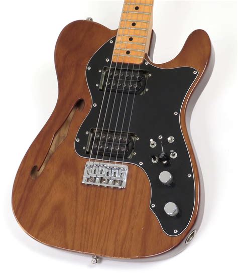 Fender Telecaster Thinline 1974 Walnut Players Guitar Reverb