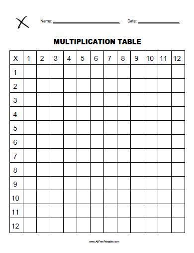 The 25 Best Times Table Grid Ideas On Pinterest Multiplication Table