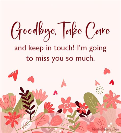 Heartfelt Goodbye Messages And Quotes Wishesmsg