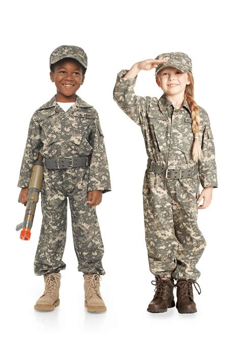 Childs Us Army Uniform Costume Army Soldier Costumes