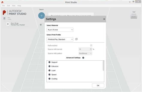 Solved Print Studio Settings Autodesk Community