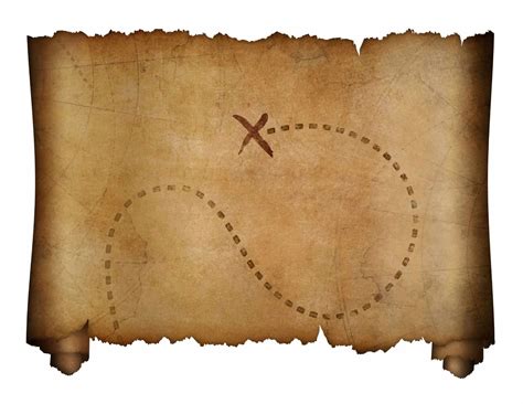 Template Of A Vintage Treasure Map Ultimate Scouts