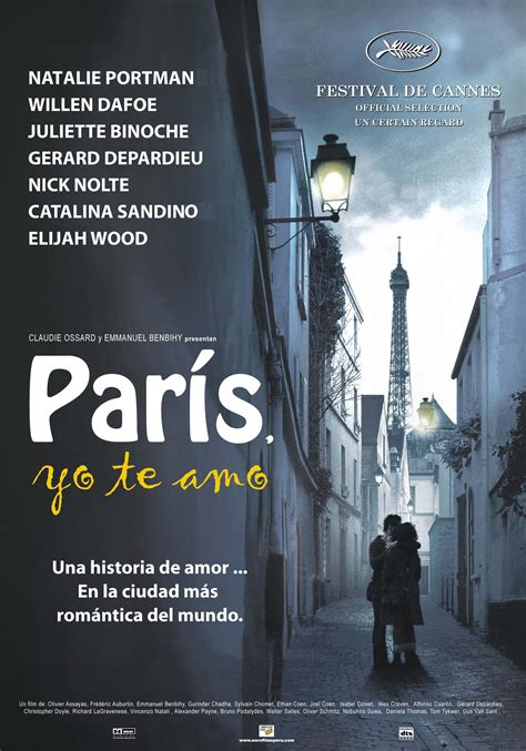 Un pari(s) moderne émouvant et drôle, un film plein de vie(s) sur le thème de l'amour. Posters de "París, yo te amo" (Paris, je t'aime ...