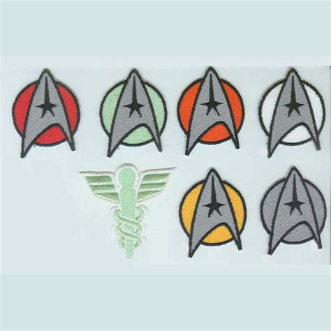 Star Trek The Motion Picture Starfleet Insignia Patch Set Cosplay