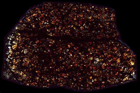 Nwa 4301 Meteorite Thin Section Xpl Hdr Enstatite Rich A Flickr