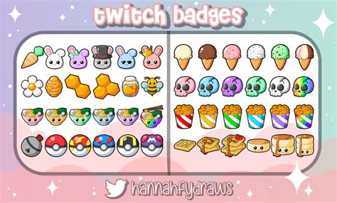 Draw Kawaii Twitch Emotes And Badges Anime Stickers T