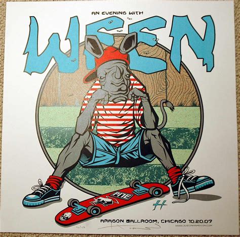 Ween Gig Poster Gig Posters Band Posters Concert Posters Music