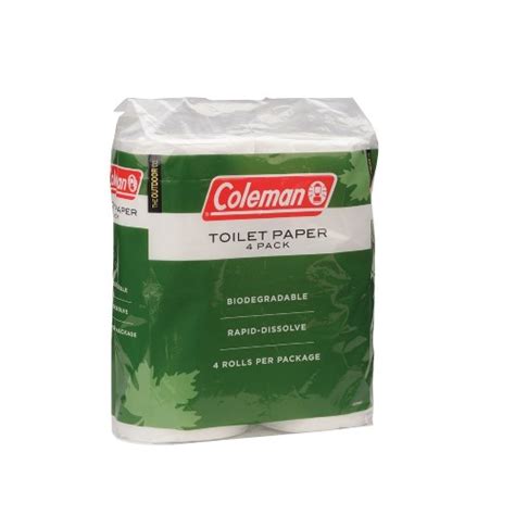 Coleman 4 Pack Toilet Paper Greenwhite 2000014861 200001486