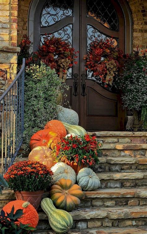 Start with an idea or two from the list below for immediate, affordable results. Gorgeous 40 Easy & Creative Fall Porch Decorating Ideas ...