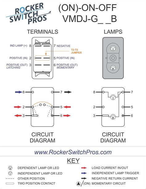 Carling 6 Pin Rocker Switch Wiring Diagram