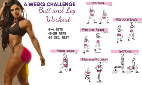 4 Weeks Challenge Bigger Bum Workout Technique Tips Benefits