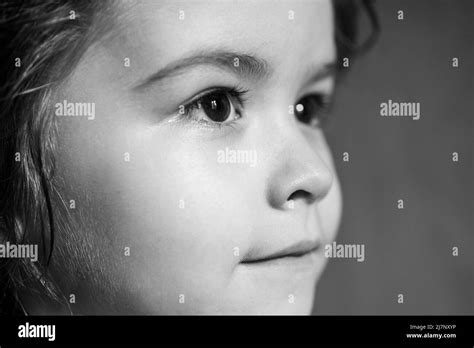 Portrait Of Little Boy Concept Of Kids Face Close Up Head Shoot