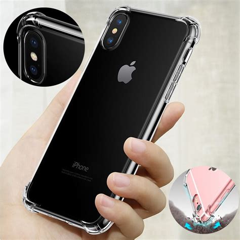 Shockproof Clear Tpu Case For Iphone X Xs Xs Max Xr Plus Plus