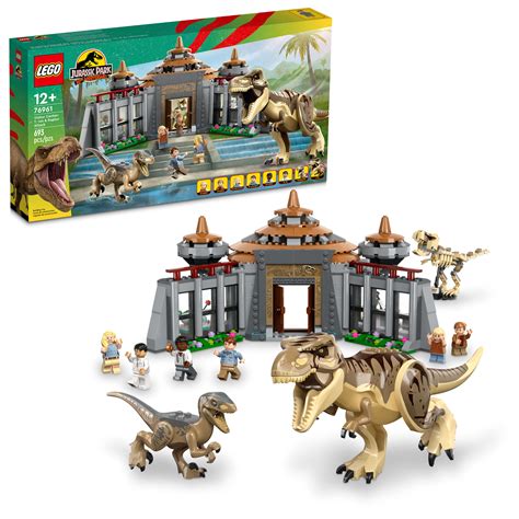 Buy Lego® Jurassic Park Visitor Center T Rex And Raptor Attack 76961