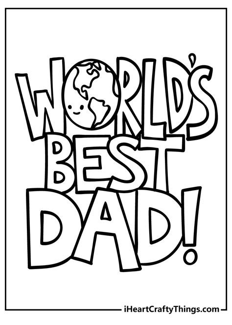 Printable Father S Day Coloring Pages Updated 2022 Printable Father S