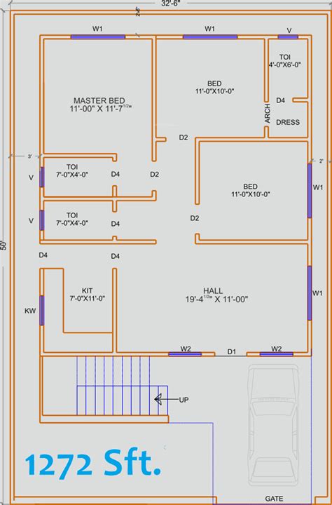 Indian Home Map Plan