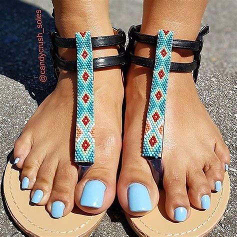 Pretty Toes X Cute Sandals Courtesy Of Candycrush Soles Sandalfeet Pedi Pedicure
