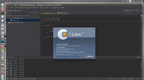 It requires few libraries like gtk2 for functionality. CLion C/C++ IDE - EAP build - YouTube