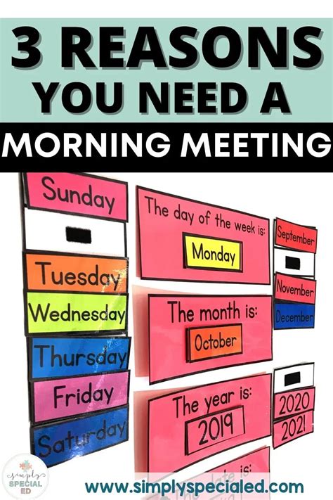 Do You Hold A Morning Meeting In Your Special Education Classroom Morning Meetings Are