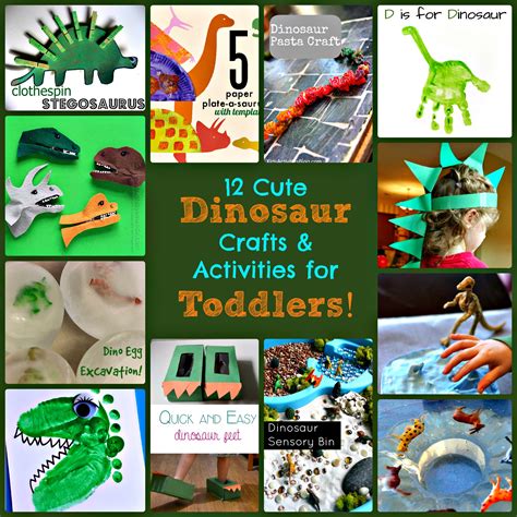 Dinosaur crafts for kids abound. 12 Cute Dinosaur Crafts and Activities for Toddlers!