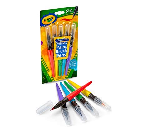Paint Brush Pens Classic 5 Ct Crayola